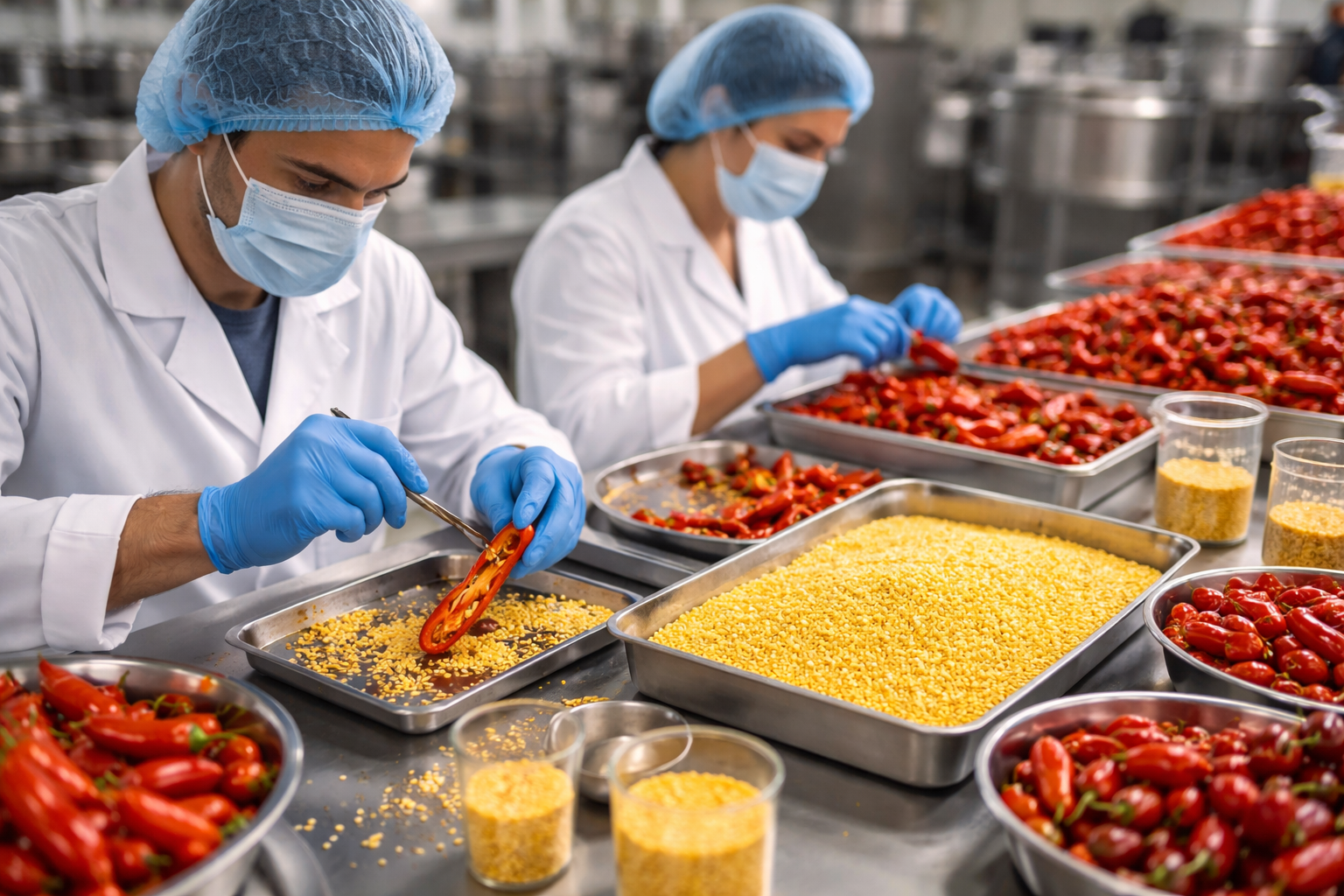 Proceso de extracción botánica